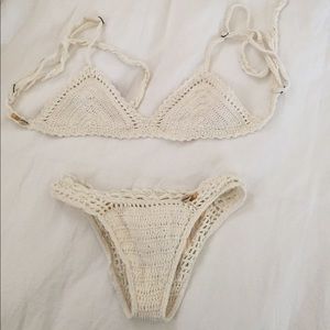 She made me crochet bikini